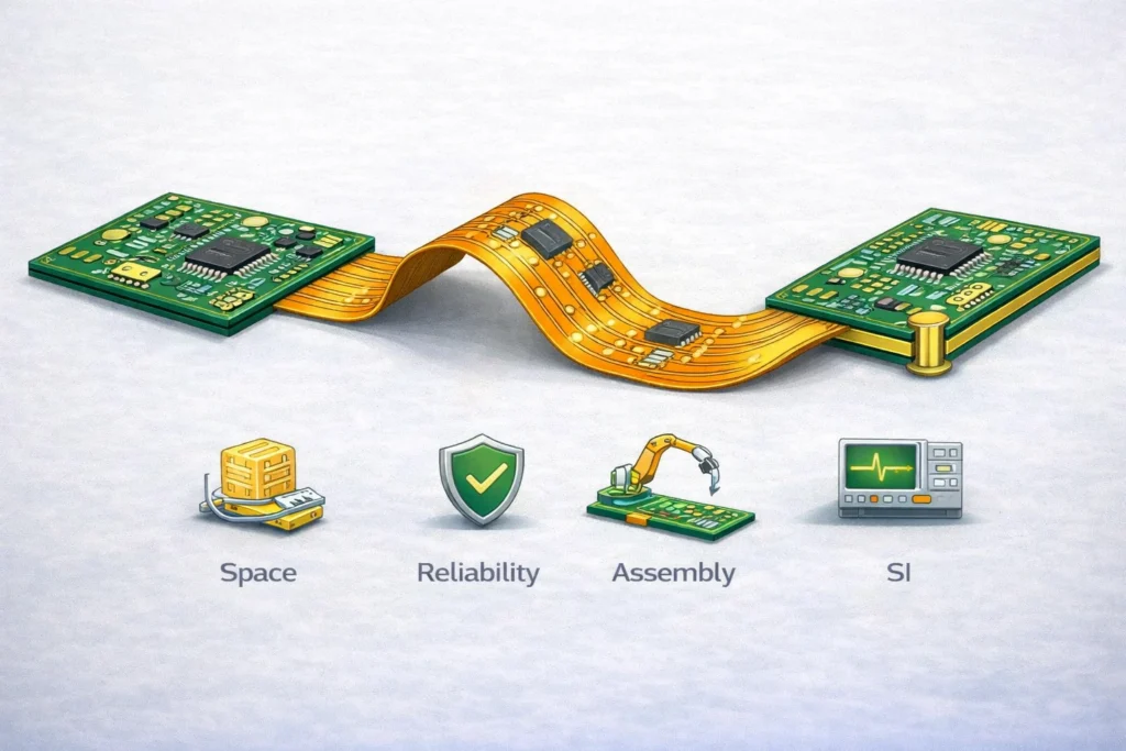 Rigid-Flex PCB Guide: Structure, Design Rules, Cost & RFQ Checklist