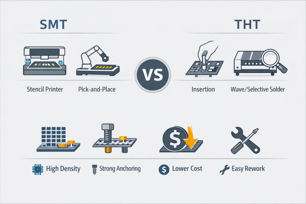 SMT vs THT: What’s the Difference?